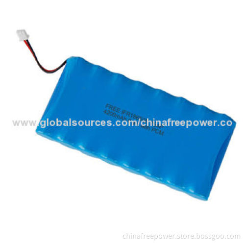 2S4P 4200mAh one-row battery pack, Lithium iron phosphate system, safety and long life